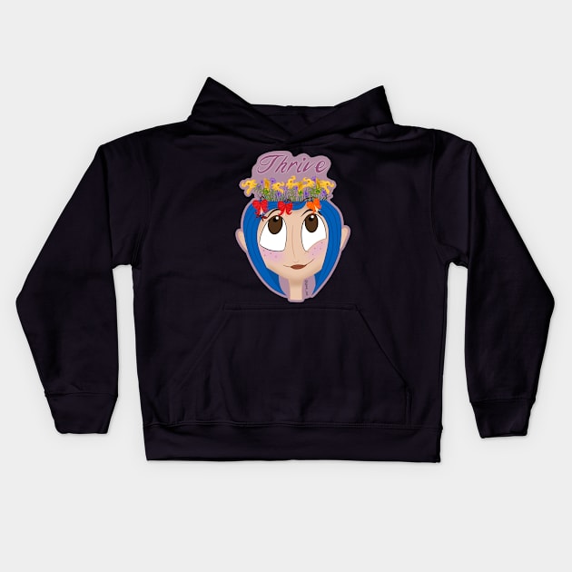 Jonesy’s Garden Kids Hoodie by GweArt